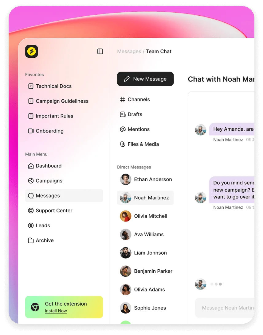DesignX - beautiful b2b dashboard uxui design with bright colors