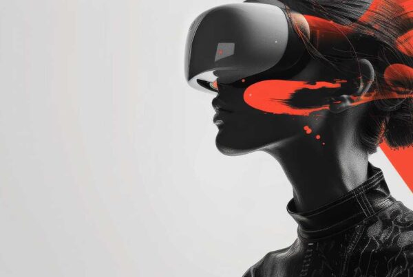DesignX - woman wearing a VR headset
