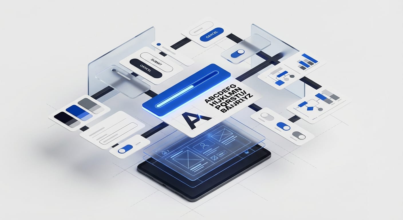 Design system color palette components