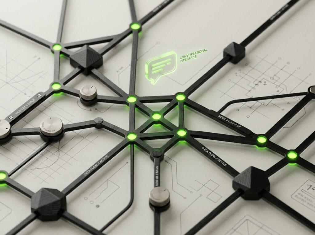 Designing AI-Powered Products: UX Patterns for Machine Learning Interfaces - DesignX editorial illustration