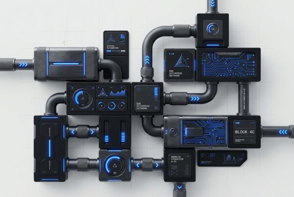 B2B UX Design - DesignX editorial illustration