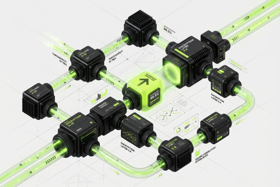 Enterprise UX Patterns: Designing for Scale and Complexity - DesignX editorial illustration