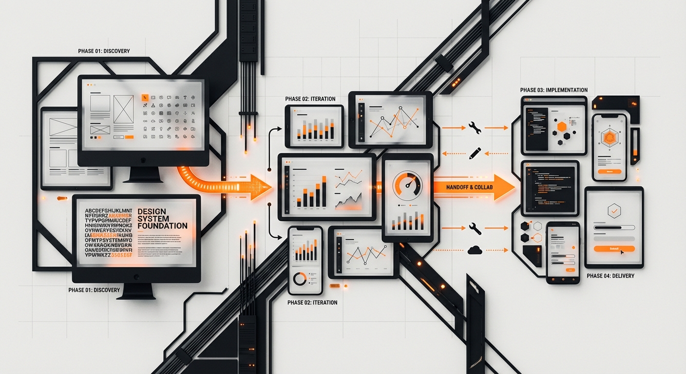 Design sprint versus traditional agency workflow illustration