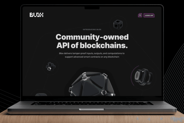 DesignX portfolio — BLOX Landing Page Design
