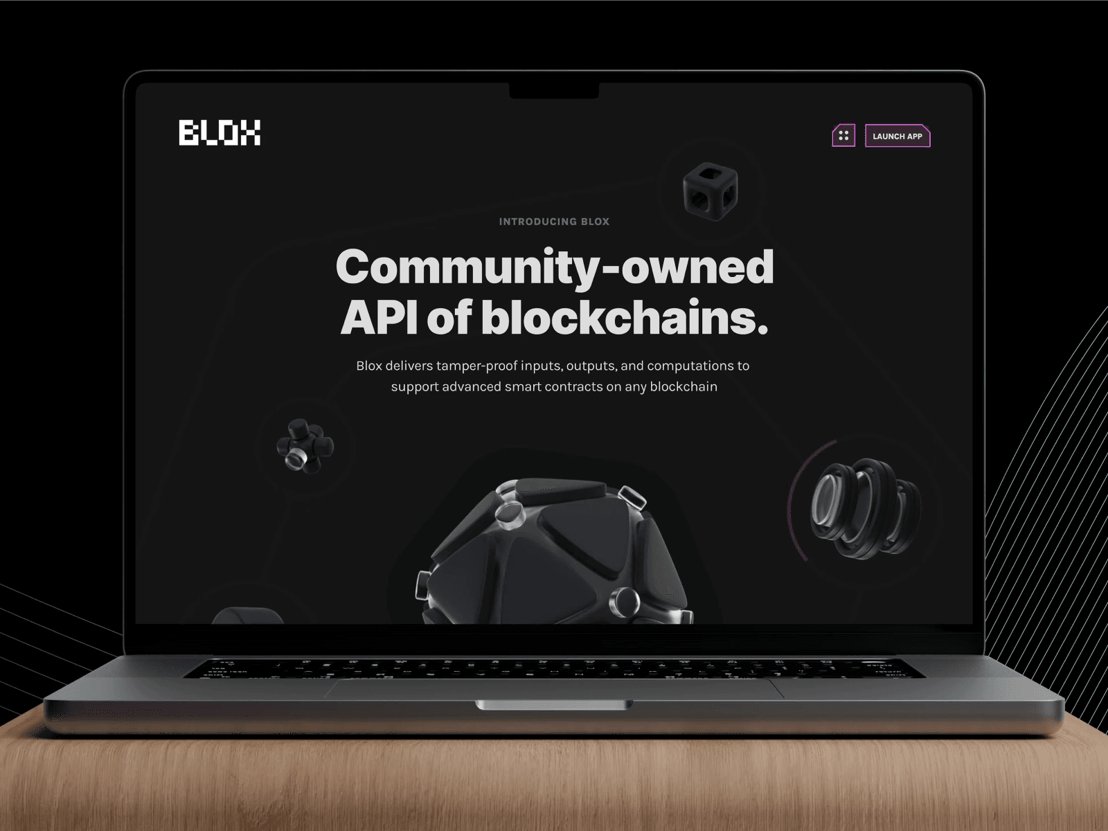 DesignX portfolio — BLOX Landing Page Design