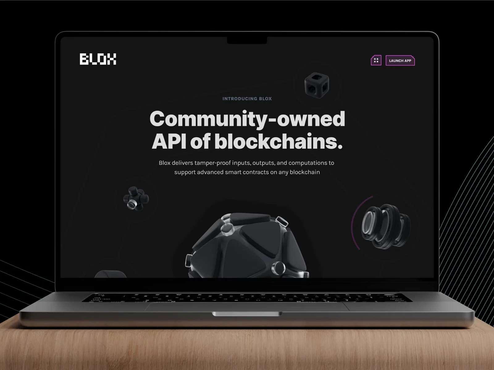 DesignX portfolio — BLOX Landing Page Design