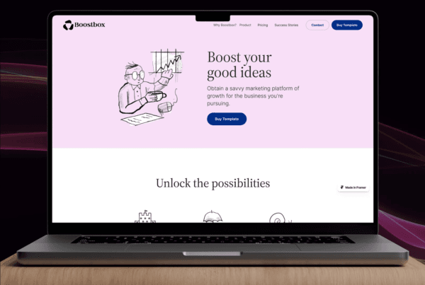DesignX portfolio — BoostBox Digital Marketing Website