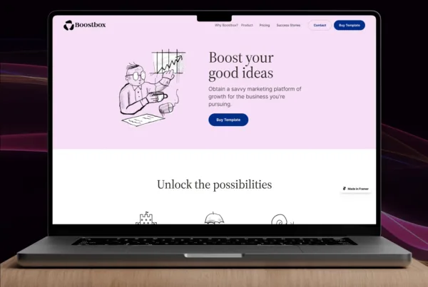 DesignX portfolio — BoostBox Digital Marketing Website