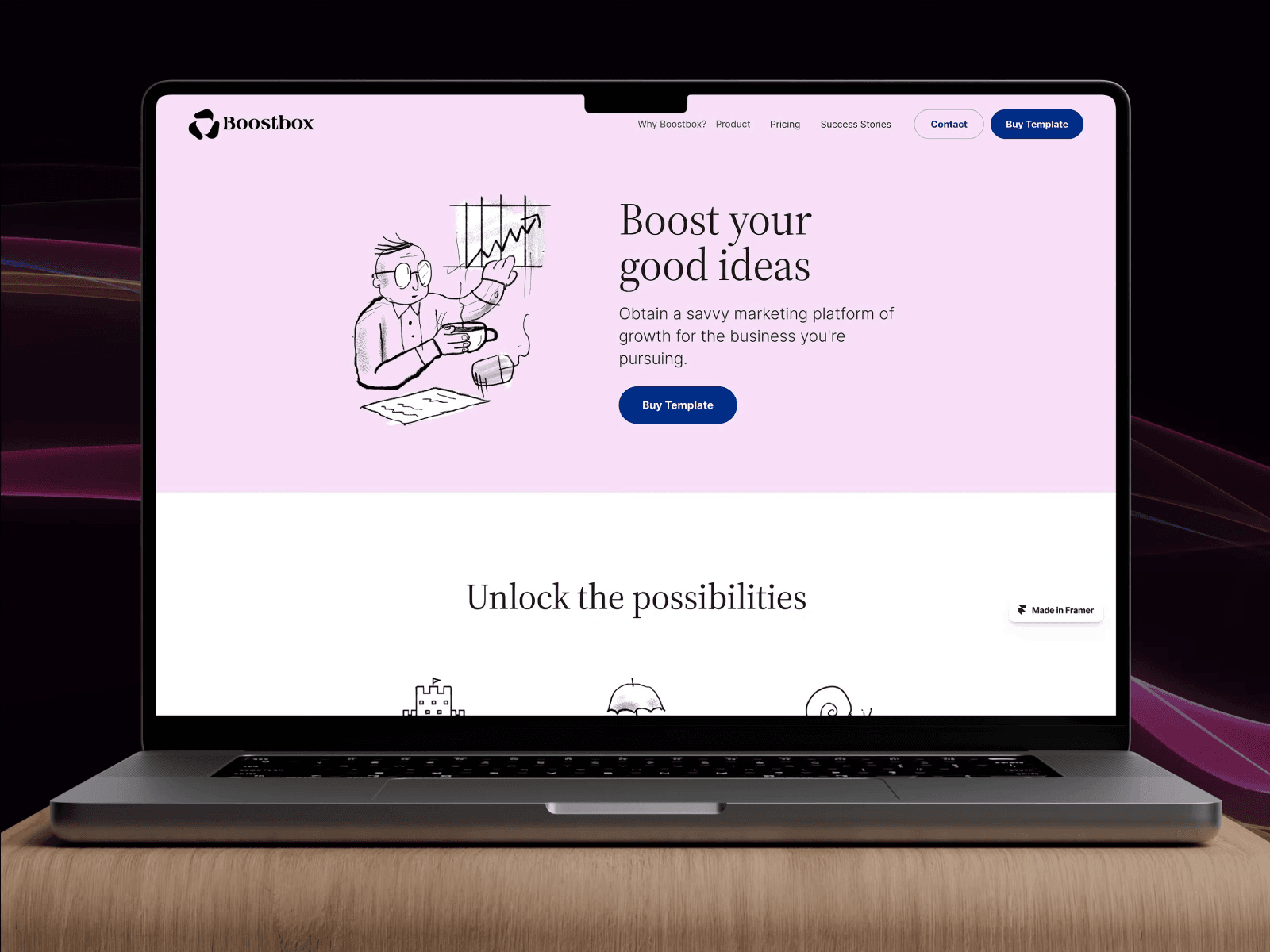 DesignX portfolio — BoostBox Digital Marketing Website