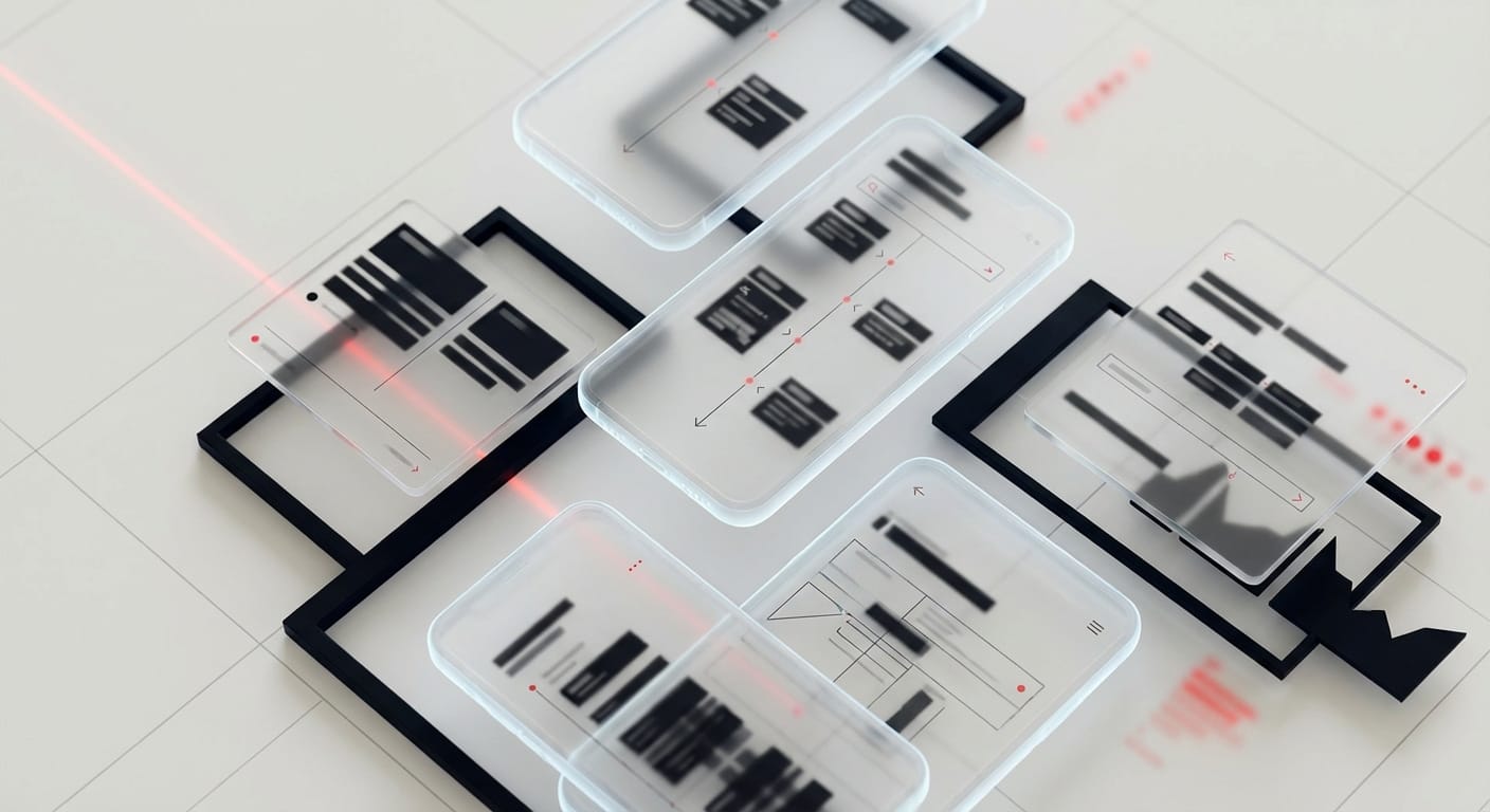 Print Material Hierarchy Guiding the Information F — Trade Show Design Strategy: How Industrial Brands Win t | DesignX