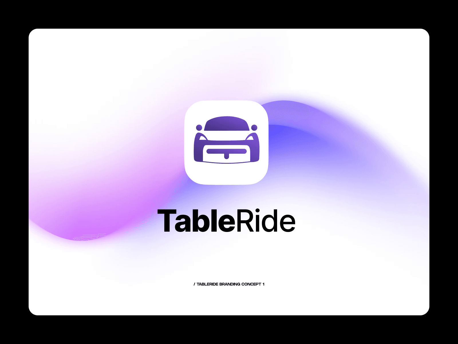 DesignX portfolio — TableRide Logo Branding Design