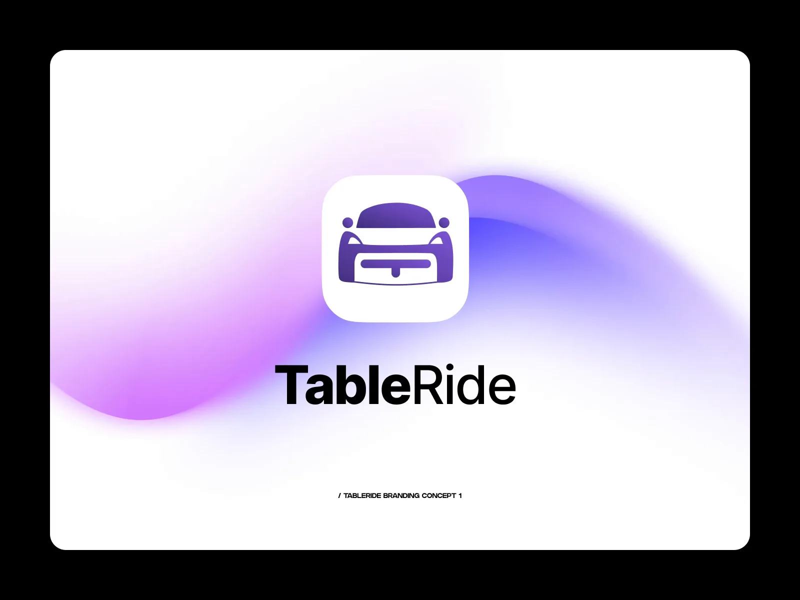 DesignX portfolio — TableRide Logo Branding Design