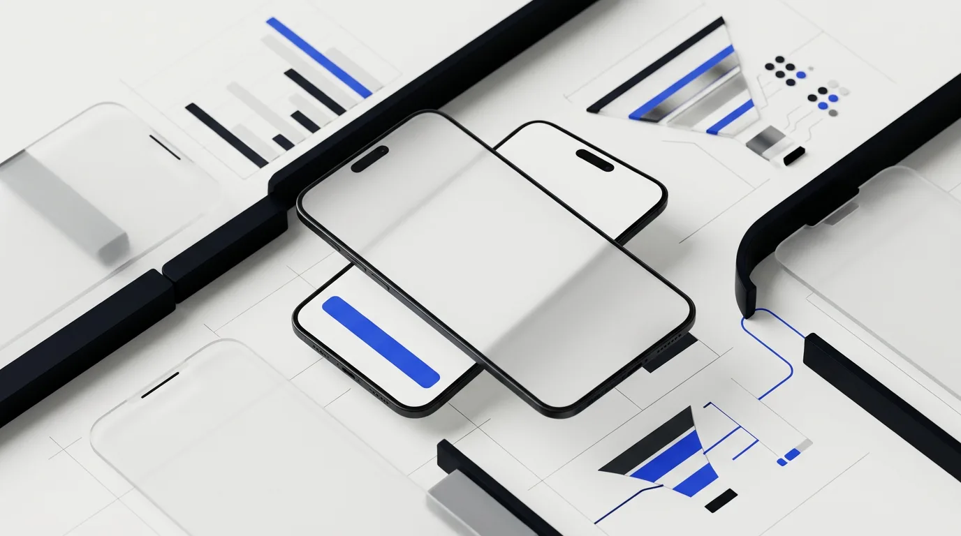 UX audit evidence depth shown as analytics funnels and issue severity markers