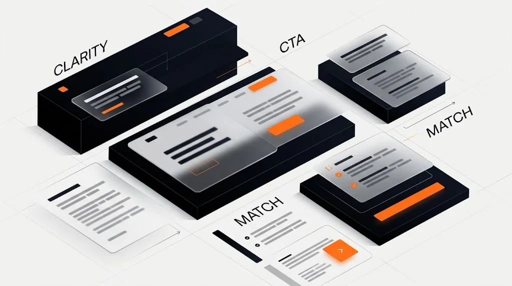 UX audit checklist for SaaS above the fold clarity CTA message match and proof signals