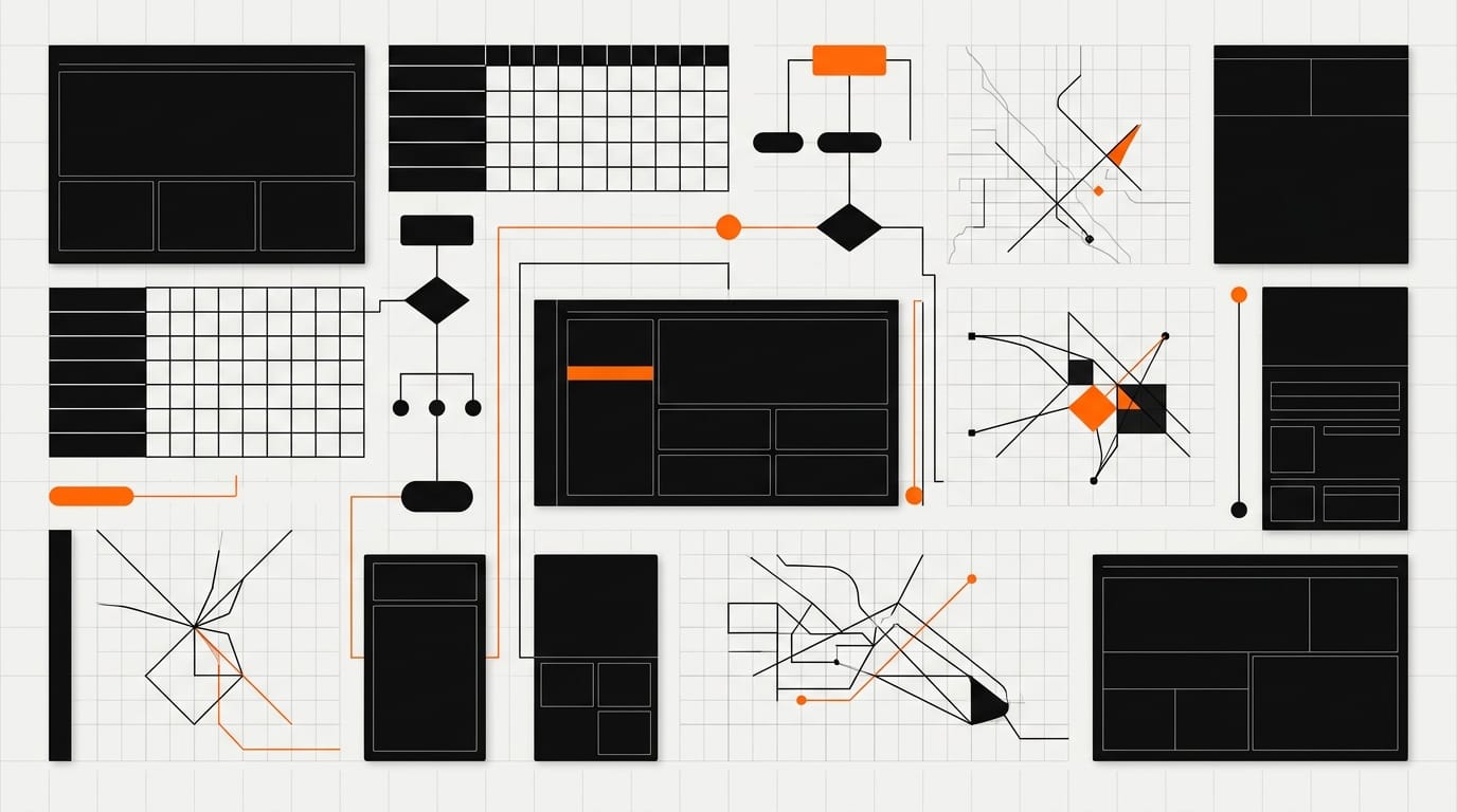 UX design Boise hero with partner scorecards and product journey screens