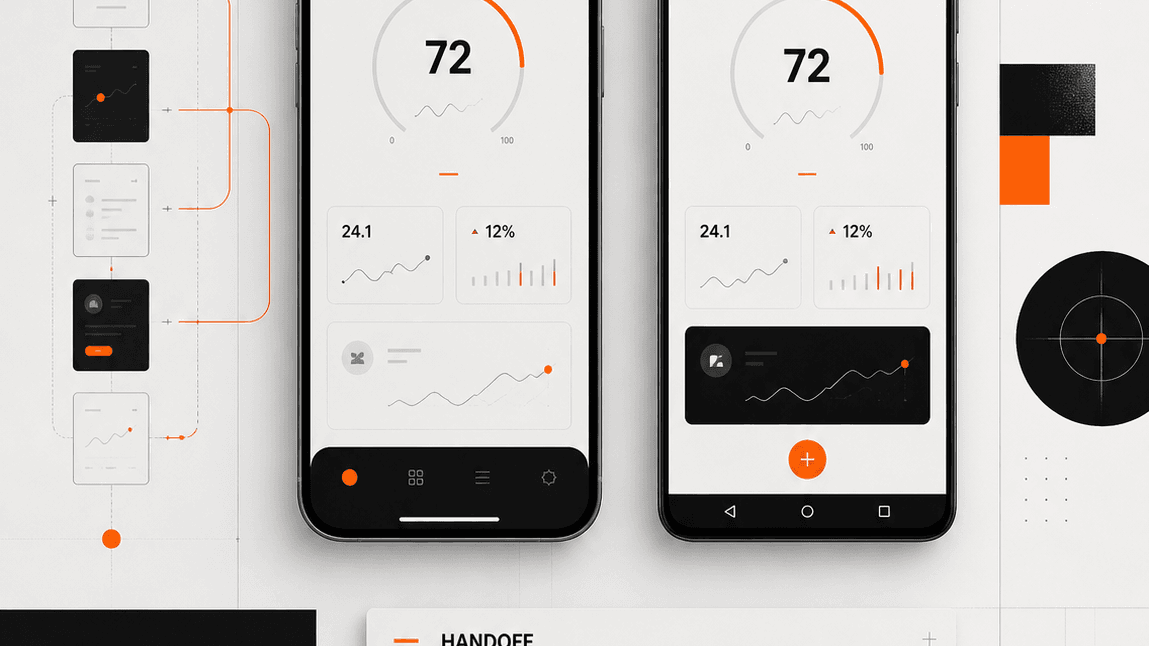 App design Boise product flow from strategy through iOS, Android, and engineering handoff