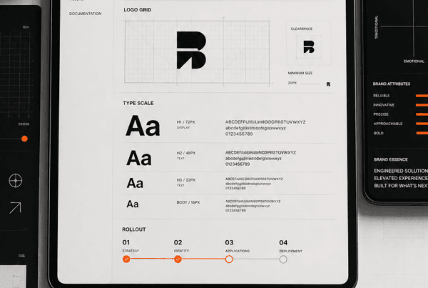 Boise branding agency strategy workspace with identity system and rollout plan